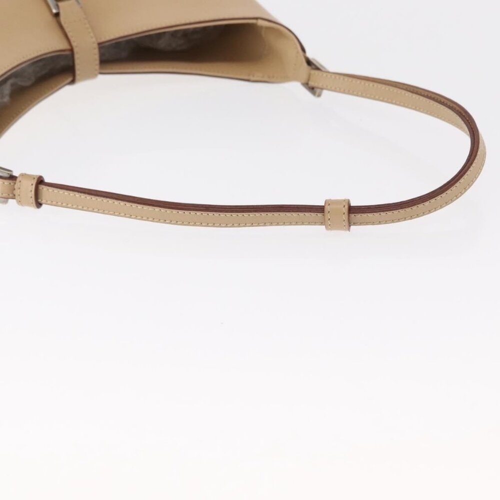 Authentic GUCCI Jackie Shoulder Bag Leather Beige Silver 001 3875 - Picture 15 of 16